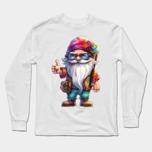 Hippie Gnome #1 Long Sleeve T-Shirt